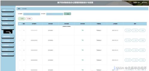 java php net python基于安卓的综合办公管理系统的设计与实现